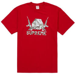 Supreme Origami Tee Red uniszex póló piros