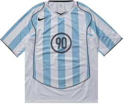Nike T90 Dri-Fit Soccer Jersey 'Psychic Blue/White/Black/Black' uniszex póló kék