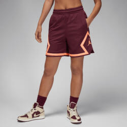 AIR JORDAN Jordan Sport Women's Diamond Shorts Night Maroon/Night Maroon/Orange Pulse/Orange Pulse női rövidnadrág bordó