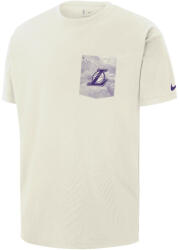 Nike Los Angeles Lakers Courtside Men's Nike NBA Max90 T-Shirt Sail - EU M