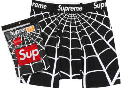SUPREME x Hanes Spider-Man Boxer Briefs (2 Pack) 'Black' uniszex alsónadrág fekete