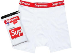 SUPREME x Hanes Boxer Briefs (4 Pack) 'White' uniszex alsónadrág fehér