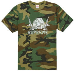 SUPREME Origami Tee Woodland Camo - EU XL