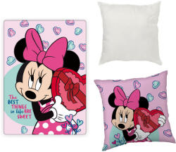  Disney Minnie Sweets polár takaró, párnahuzat és párna szett 3 db-os (EKING0831)