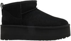 UGG Classic Ultra Mini Platform Boot Black (Women's) női magas szárú bakancs fekete