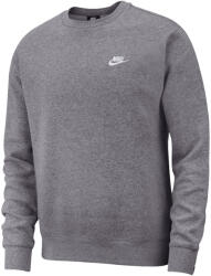 Nike Sportswear Club Fleece Men's Crew Charcoal Heather/White - EU L