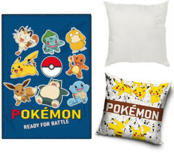  Pokémon Ready PikaPal polár takaró, párnahuzat és párna szett 3 db-os (EKING0825)