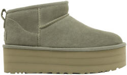 UGG Classic Ultra Mini Platform Boot Shaded Clover (Women's) női magas szárú bakancs zöld