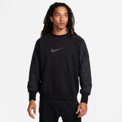 Nike Standard Issue Men's Basketball Crew-Neck Sweatshirt Black/Anthracite férfi pulóver fekete