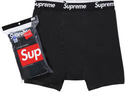 SUPREME x Hanes Boxer Briefs (4 Pack) 'Black' - EU S