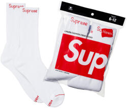 SUPREME x Hanes Crew Socks (4 Pack) 'White' - EU ONE SIZE