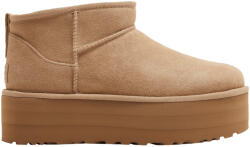 UGG Classic Ultra Mini Platform Boot Sand (Women's) női magas szárú bakancs homok utcai sneaker bézs