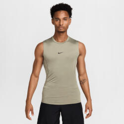Nike Pro Dri-FIT Tight Sleeveless Fitness Top Light Army/Black férfi felső fekete