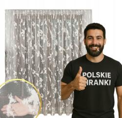  Olcsó Dohányos Függöny Bézs Szürke 295X1000 Hosszú Jacquard (FIRANA DLA PALACZA)