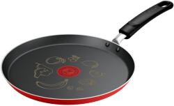 Tefal Tigai si seturi Tigaie de clătite Tefal Pancake Day B7021002, 25 cm, înveliș antiaderent, indicator Thermo-Signal, bază Difussion, roșu & negru - pcone