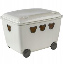 BranQ játéktároló doboz Bear 53, 4x37 cm 55 l szürke színben (CEN-68920)
