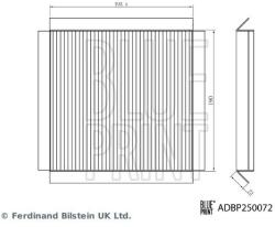 BLUE PRINT Filtru, aer habitaclu BLUE PRINT ADBP250072 (ADBP250072) - centralcar