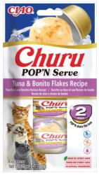 Inaba Foods Ciao Churu Cat Pop n Serve Reteta cu Ton si Fulgi de Bonito - vetpet-shop