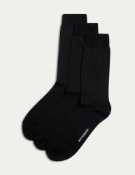Marks & Spencer 3 чифта чорапи от висок египетски памук Marks & Spencer черен Marks & Spencer | Cheren | МЪЖЕ | 46-48