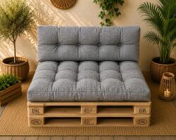 Ralex Pucioasa Set perne grădină Pallet Soft Seating 80x120 cm Gri (9)