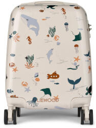 LIEWOOD Norelle keményfedeles bőrönd Sea creature / Sandy - LWD-323 (LWD-323)