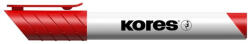 Kores Tábla- és flipchart marker, 1-3 mm, kúpos, KORES "K-Marker", piros (20837) - eztkapdki