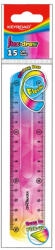 Keyroad Vonalzó 15 cm, flexibilis Keyroad Flex Draw színátmenetes (KR972275) - eztkapdki