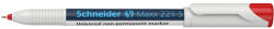 Schneider Alkoholmentes marker, OHP, 0, 4 mm, SCHNEIDER "Maxx 221 S", piros (112502) - eztkapdki