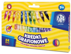 Astra Zsírkréta ASTRA kerek hegyezett 24 színű (316121006) - eztkapdki