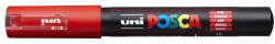 uni Dekormarker, 0, 7-1, 0 mm, UNI "Posca PC-1M", piros (2UPC1MP)