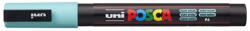 uni Dekormarker, 0, 9-1, 3 mm, UNI "Posca PC-3M", tengerzöld (2UPC3MTENGER)