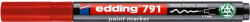edding Lakkmarker, 1-2 mm, PCR, EDDING "791", piros (4-791PCR002) - eztkapdki