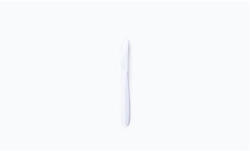 Kés, műanyag, többször használatos, 18, 5 cm, 50 db "Venus", fehér (SW-VE-NO-01)