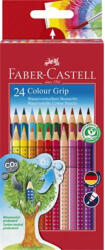 Faber-Castell Színes ceruza készlet, háromszögletű, FABER-CASTELL "Grip 2001", 24 különböző szín (112424) - eztkapdki
