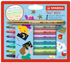 STABILO Filctoll STABILO Trio Deco 8 db-os készlet (377/8) - eztkapdki