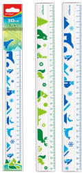 Keyroad Vonalzó 30 cm, állat mintás Keyroad (KR972440)