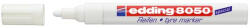 edding Gumijelölő marker, 2-4 mm, kúpos, EDDING "8050", fehér (7580004000)