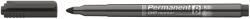 ICO Alkoholos marker, OHP, 2-3 mm, B, ICO, fekete (9580041004)
