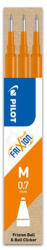Pilot Rollertoll betét, 0, 35 mm, törölhető, PILOT "Frixion Ball/Clicker", narancssárga (3db/csomag) (BLS-FR-7-O-S3)