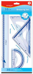 Keyroad Vonalzó készlet 30 cm, 4 db/bliszter Keyroad (KR971429)