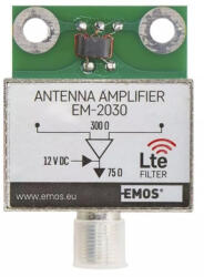 EMOS J5803 30dB VHF/UHF antenna előerősítő (J5803) - eztkapdki