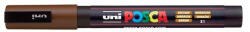 uni Dekormarker, 1, 8-2, 5 mm, UNI "Posca PC-5M", barna (PC-5M BROWN)
