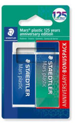 STAEDTLER Radír, STAEDTLER "Mars® Plastic 526 , 125 years", kék-zöld (52650MABK1)