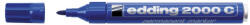 edding Alkoholos marker, 1, 5-3 mm, kúpos, EDDING "2000", kék (7580107003) - eztkapdki