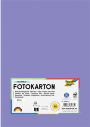  Dekorkarton, 2 oldalas, A4, 300 g, 50 lap, FOLIA, ibolyakék (614/50 37)