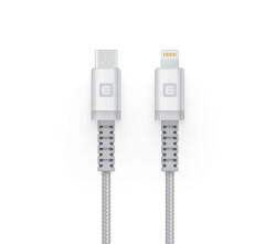 Evelatus Cablu de date/incarcare Evelatus MFI08, USB - C - Lightning, incarcare rapida, 1 m, gri (4752192033156)