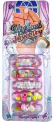 Diy beads Set creativ bratari si colier cu margele si litere, Diy beads, multicolor, 5 ani (AVL21307)