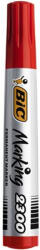 BIC Alkoholos marker, 3, 7-5, 5 mm, vágott, BIC "ECO 2300" piros (8209243) - eztkapdki