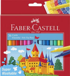 Faber-Castell Filctoll készlet, FABER-CASTELL, 36 különböző szín "Castle (554203)