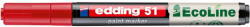 edding Lakkmarker, 1-2 mm, EDDING "51", piros (4-51-002) - eztkapdki